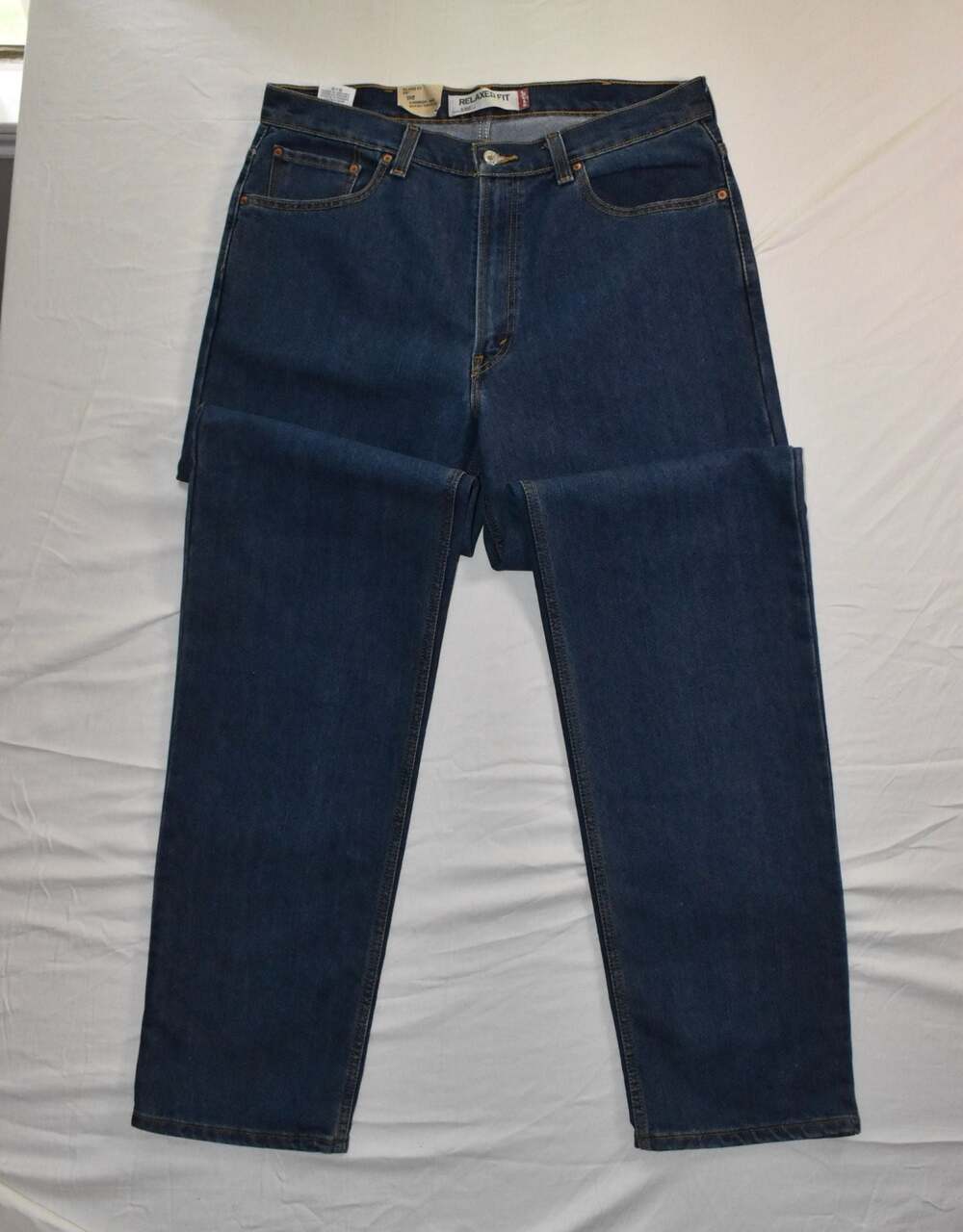 Levi's 550 Relaxed Fit Jeans Men's 38x38 Dark Wash (1053)
